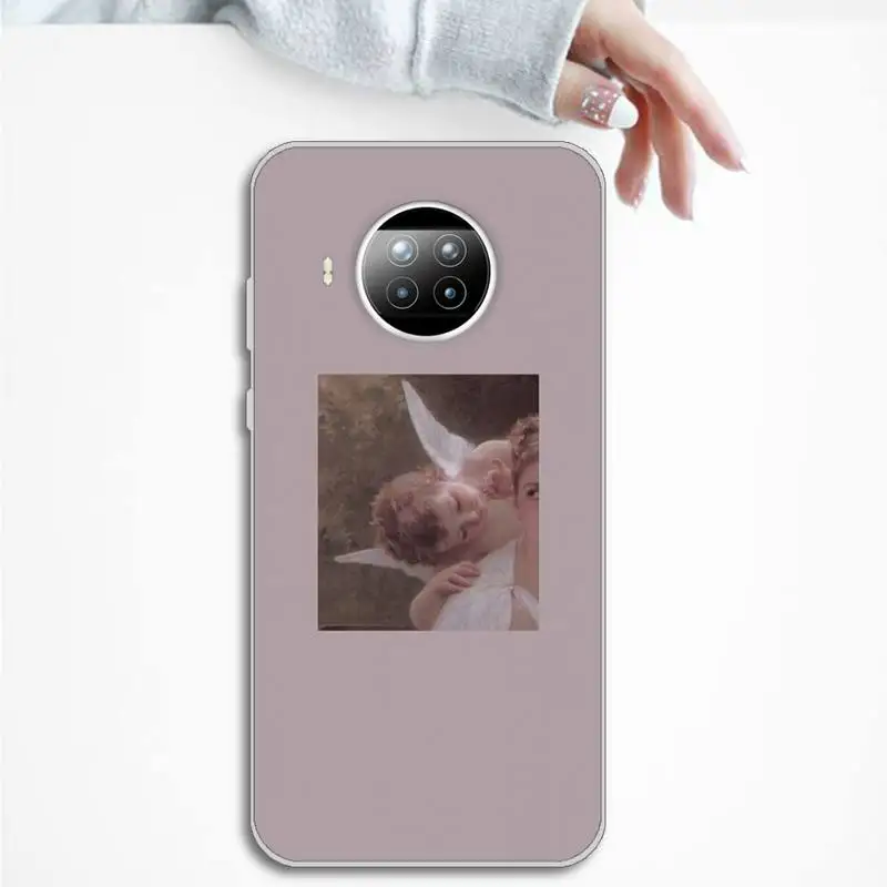 

Phone Case Transparent for Xiaomi mi Redmi note 10 t 8 9 pro lite 11 Samsung S 8 9 10 20 Classical art original pattern