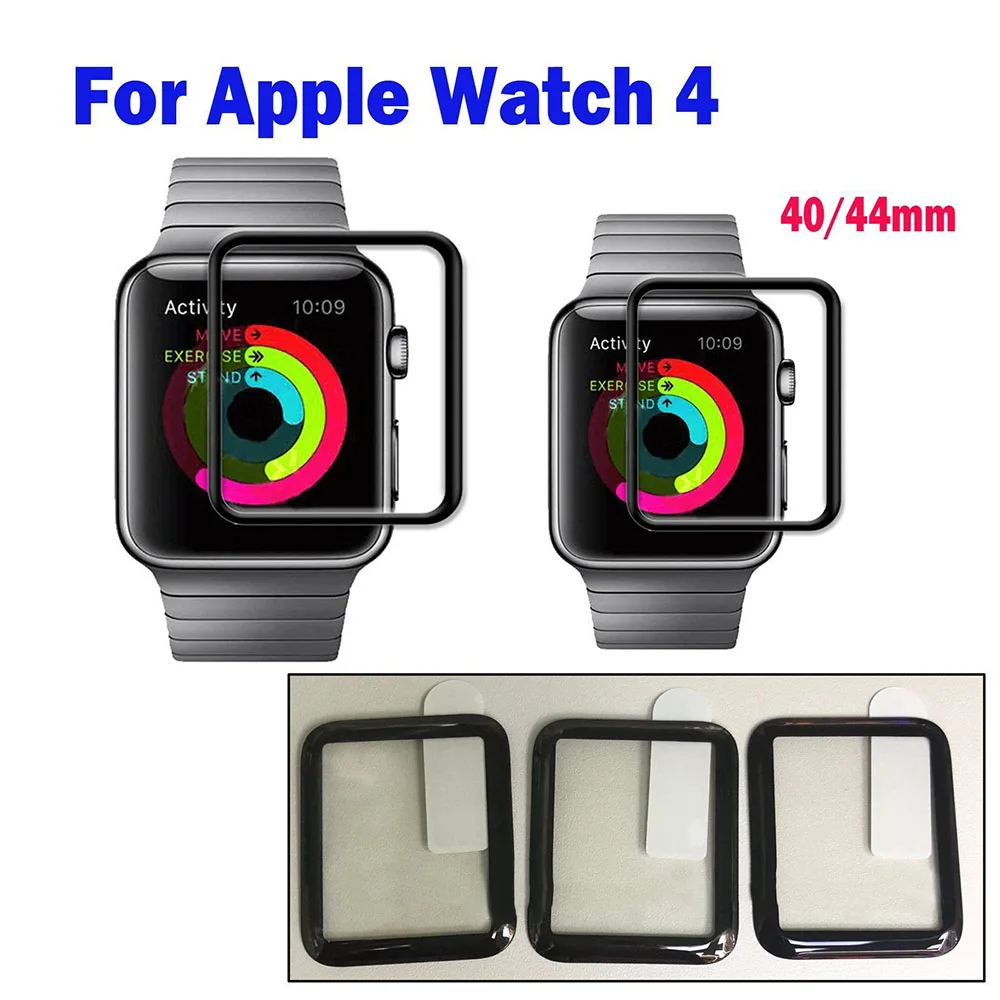 Закаленное стекло защитное для apple i watch 40 44 защита экрана чехол 4 мм 2018