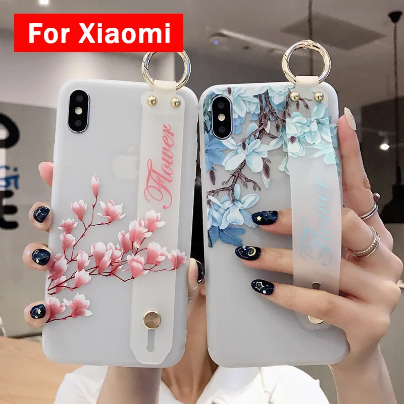 Чехол с ремешком на запястье для Xiaomi Redmi Note 5 5A 6 7 4X 8 9 5X CC9 A3 Lite K20 Pro|Бамперы| |