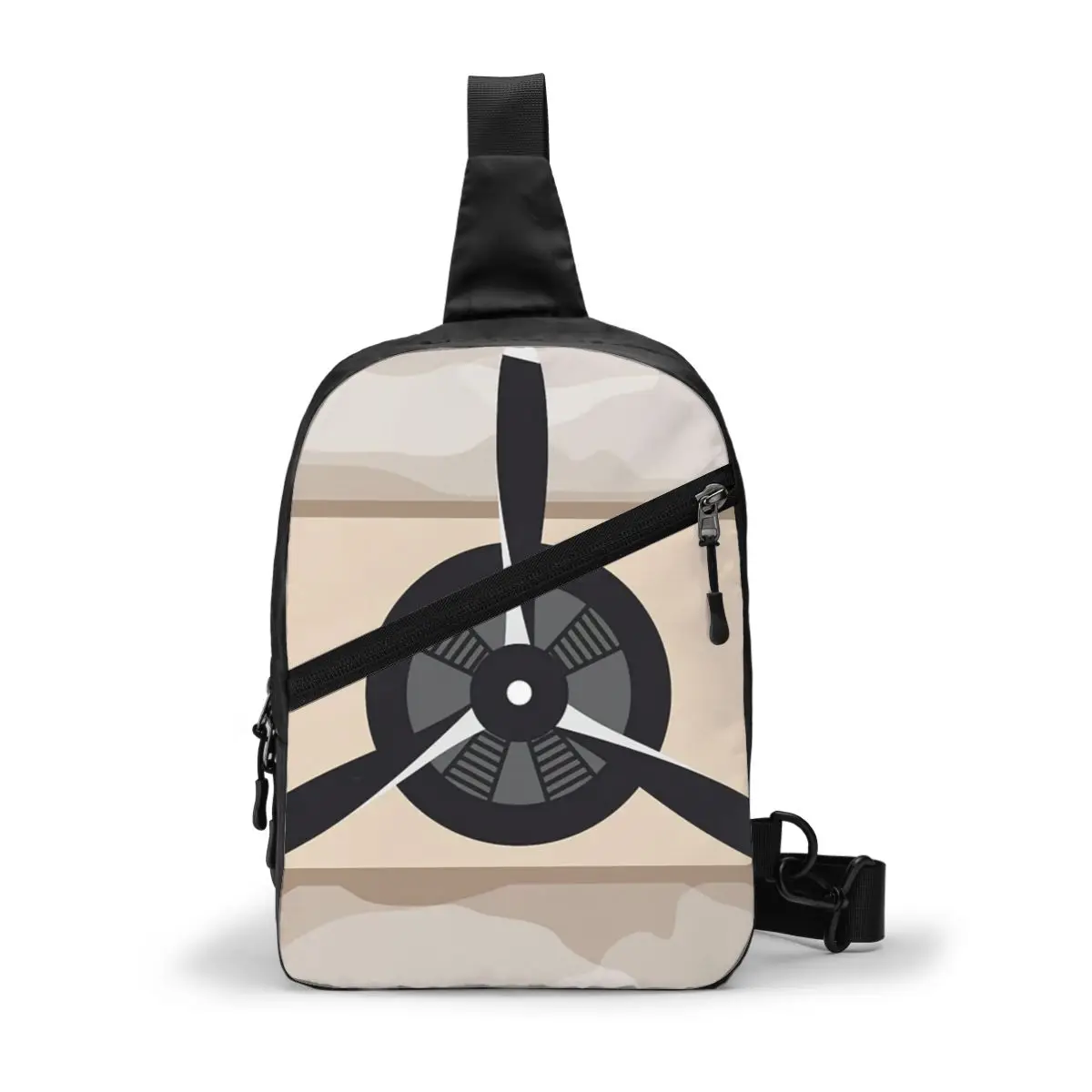 

Plane Chest Bag Crossbody Cute Sling Bag Polyester Sport folding Pouch Bag