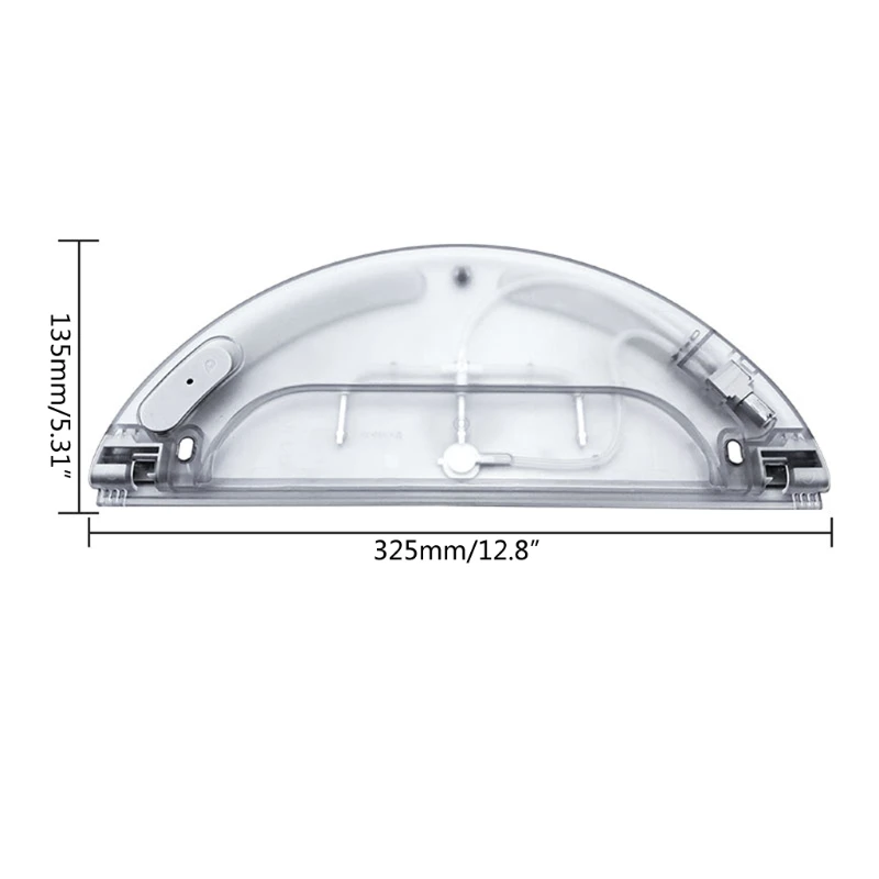

1 Pc Clear Integrated Water Tank Size 12.8x5.31in Fit for Mijia 1C Auto Robot Vacuum Cleaner