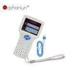 RFID-считыватель, записывающее устройство, копировальное устройство, Дубликатор ICID, английский, 10 частоты, с USB-кабелем для карт 125 кГц 13,56 МГц, ЖК-экран