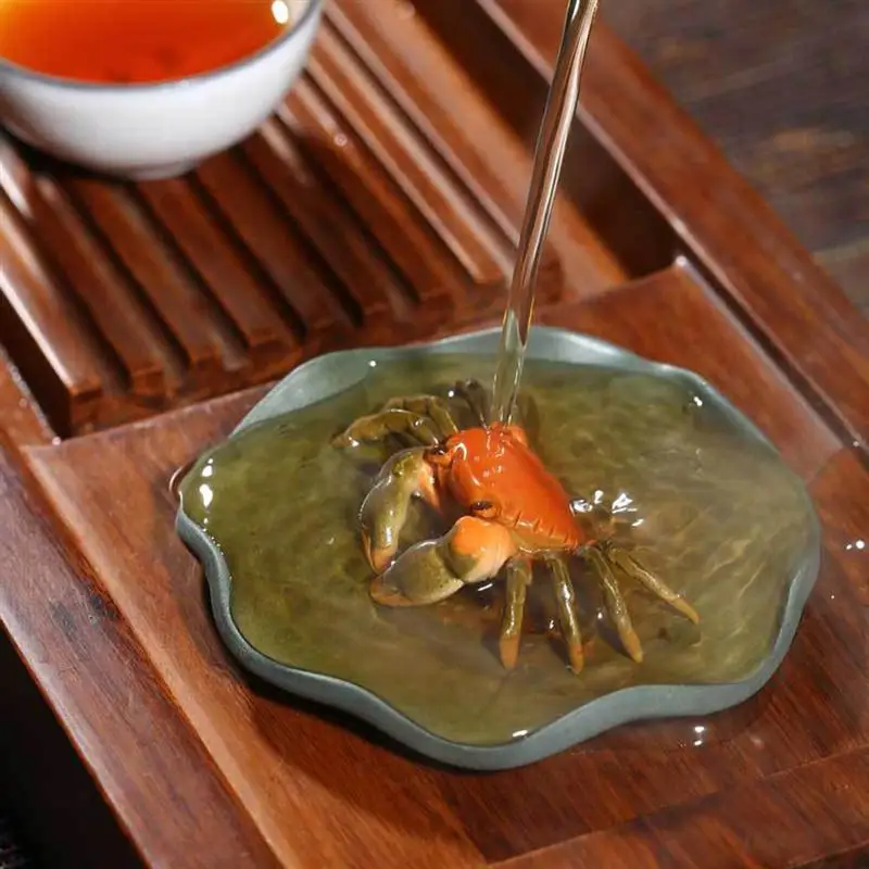 Меняющий цвет Краб лотоса чай для домашних животных украшения ручной работы