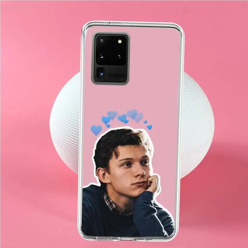 

Tom Holland Spiderman Phone Case For Samsung S6 S7 S7 edge S8 S8 Plus S9 S9 Plus S10 S10 plus S10 E(lite)