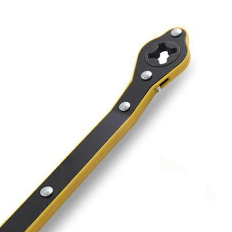 

Universal 360° Swivel Auto Labor-saving Jacks Ratchet Wrench Handle Girls Can Use Labor-saving Jacks Wrench Car (cross)