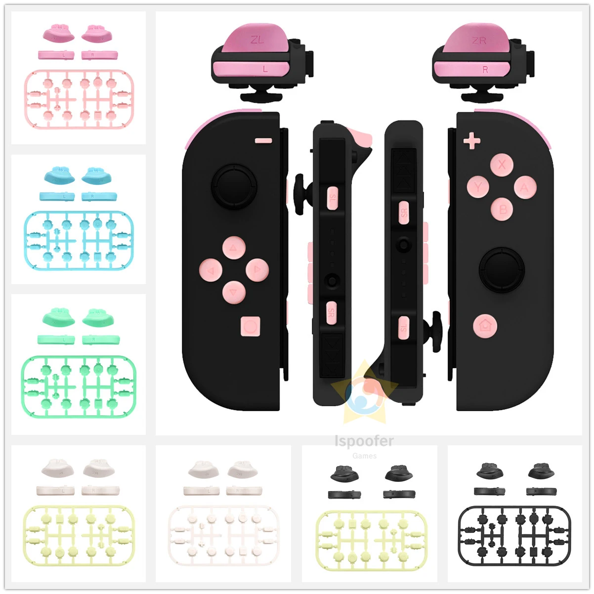 Кнопки nintendo. Zl ZR кнопки Nintendo Switch. SL SR Joycon. Joycon кнопки l r. Джойконов Nintendo Switch SL SR Flex Socket.