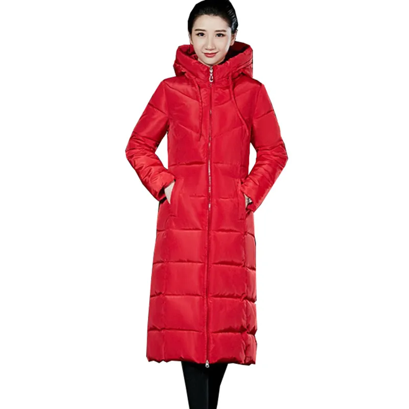 New Autumn winter Women parka Solid zipper Long sleeve Hooded Medium length Thick Outwear Coat Jacket 2019 Fashion Cotton