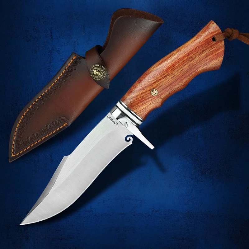 

Fishing knife DC53 steel outdoor tactical scabbard high hardness sharp hunting knife camping fixed blade tool EDC