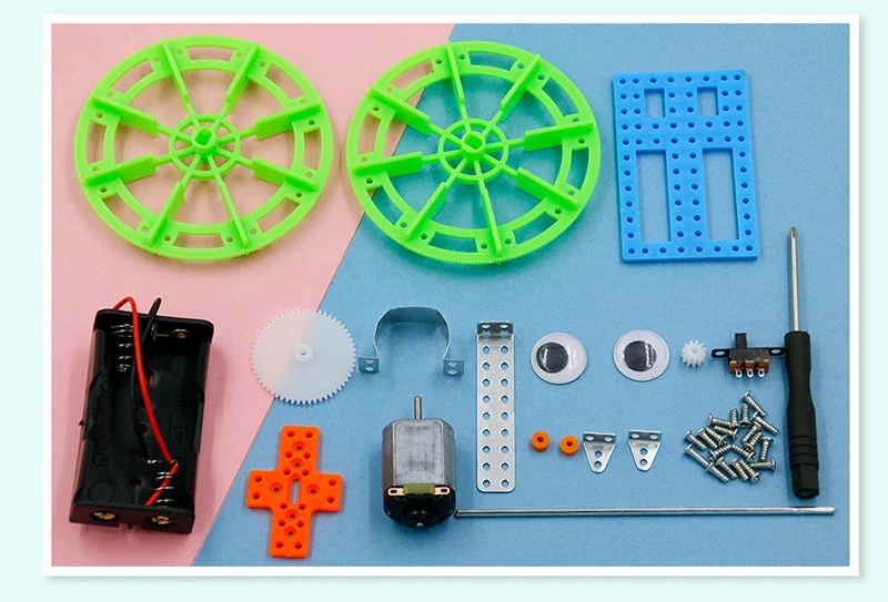 Робот Балансирующий автомобиль пластиковая технология сборные игрушки сделай