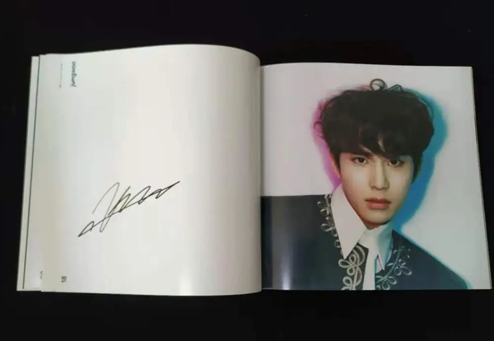 Подписанный NCT 127 NCT127 autographed1st следующий альбом регулирует CD + фото Обложка выбрана