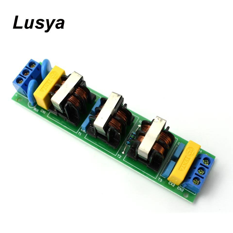 

3 EMI 3.5A Power Supply Filtering Purification Impurities AC DC Common Noise Board for HIFI Amplifier Finished Board A7-020