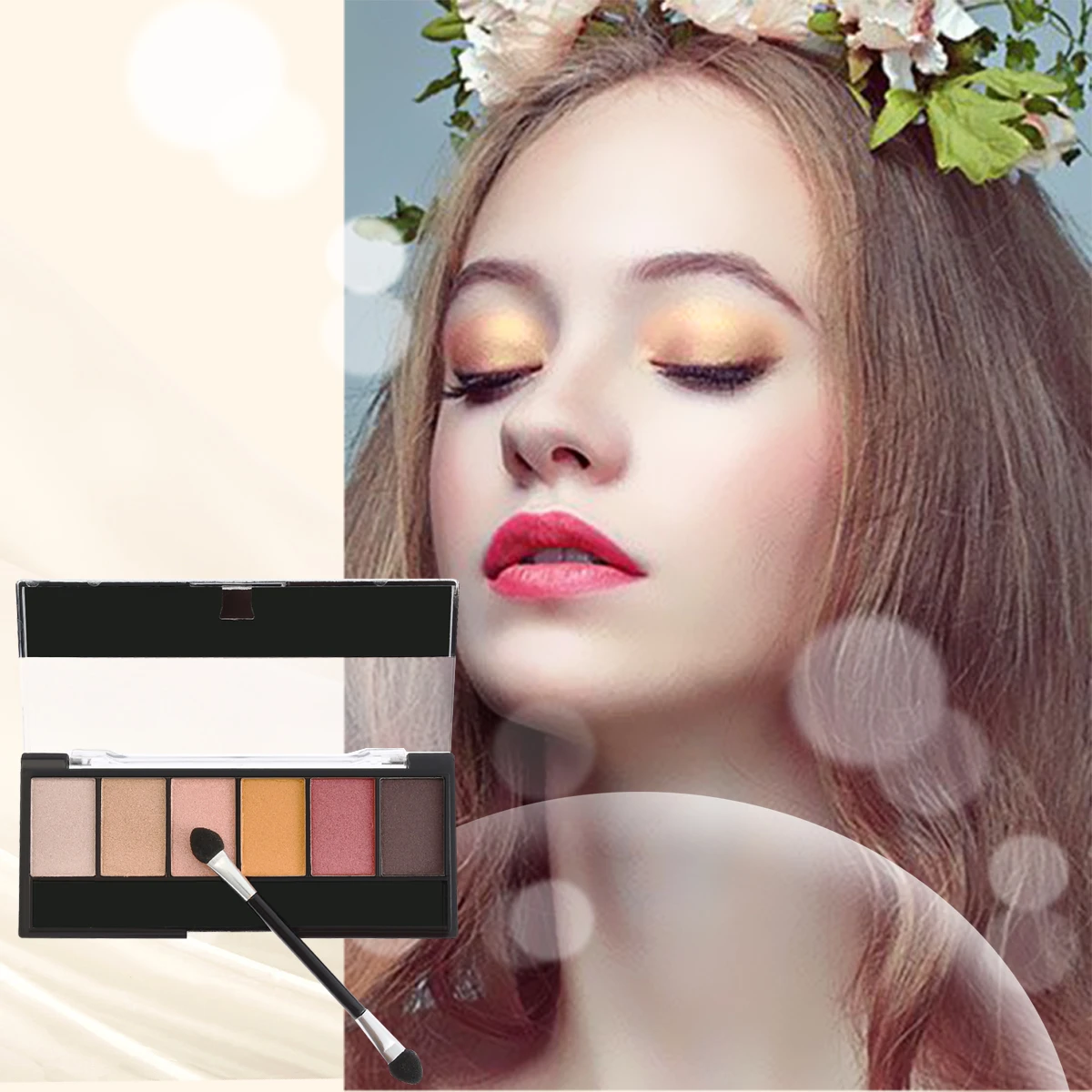 SHOPANTS тени для век Палетка Гламурная Smokey Sombra мерцающий блеск гладкая кремовая