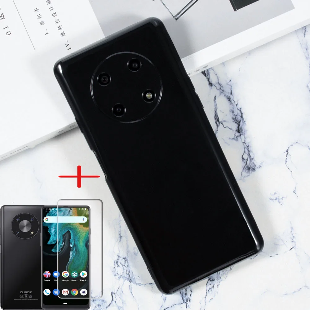 

Оригинальное защитное стекло + чехол для Cubot Max 3, закаленное защитное стекло, защитная пленка для телефона etui, чехол для CubotMax3 Max3