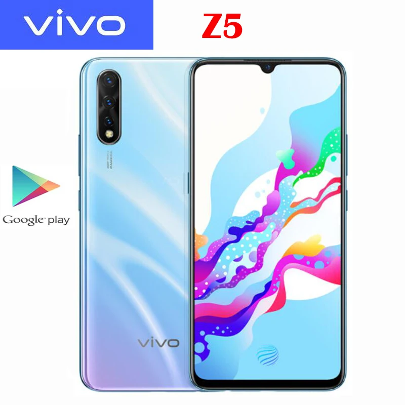 Смартфон VIVO Z5 Snapdragon 712 6 38 '' Super AMOLED 48 Мп + 32 МП 22 5 Вт быстрая зарядка аккумулятор