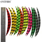 50 шт.лот ONTFIHS стрельба из лука Fletches 5 дюймов перья Fletching стрела перо 5 ''-банан