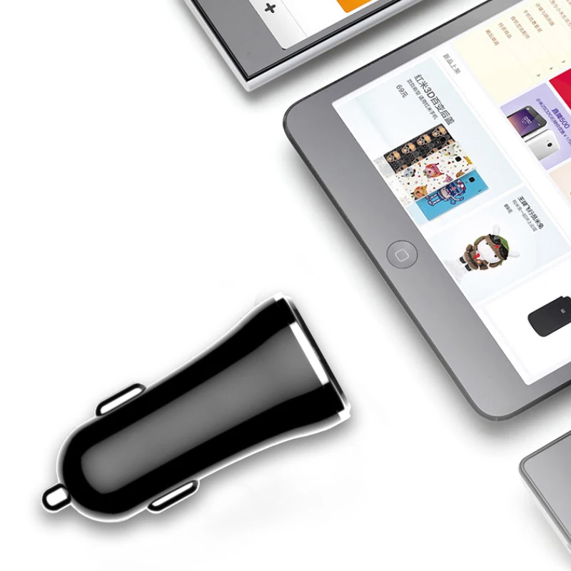 

VOXLINK 36w Car Charger USB 2 Port Smart Fast Car Charging with Type C Iphone USB Cable QC3.0 for Xiaomi Huawei Camera Use 2021