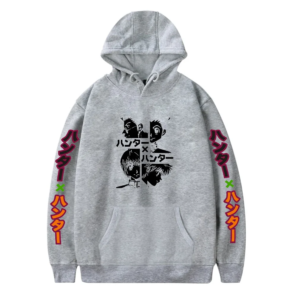 

2021 Design HUNTER×HUNTER Hoodies Boys/girls Leisure Streetwear Sweatshirt Harajuku Autumn Winter Kids High Quality Clothes