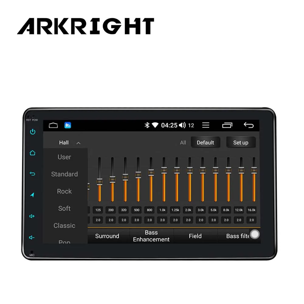 ARKRIGHT одиночный Din " Универсальный автомобильный радиоприемник 2 ГБ/32 Гб Wifi Bluetooth DSP Android 8,1 Восьмиядерный зеркальная связь SWC gps радио плеер
