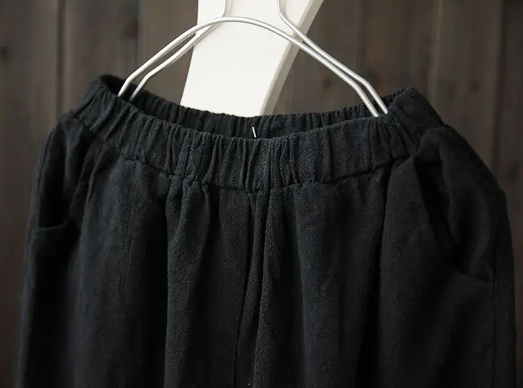 Женские брюки из хлопка и льна весна-лето 2020 новые свободные тонкие длинные Harlan