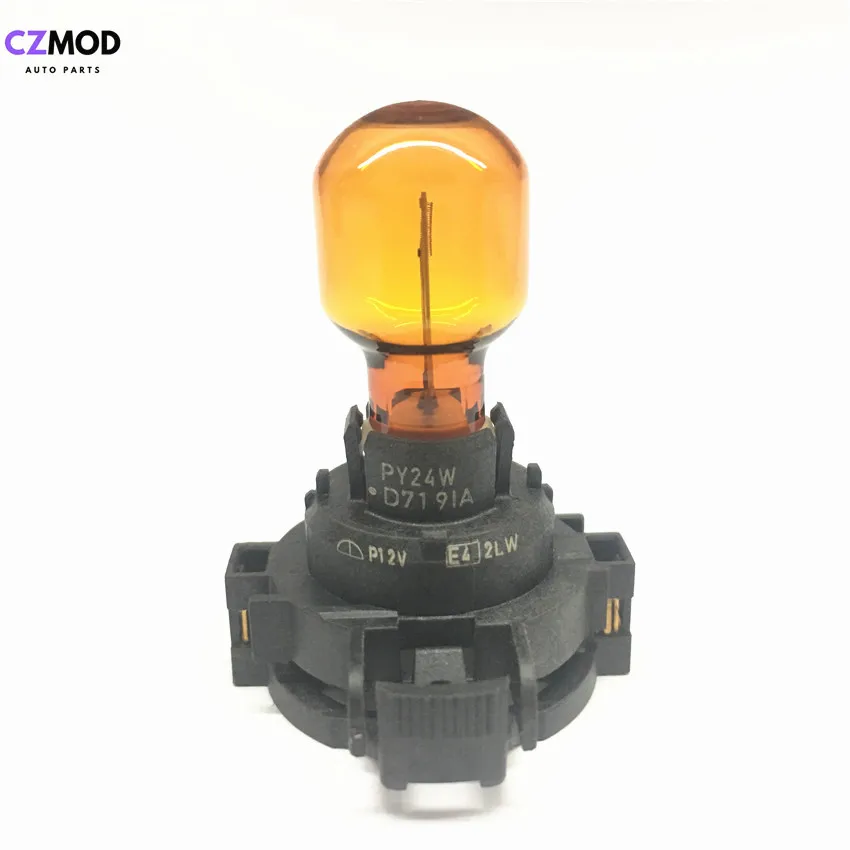 

CZMOD PY24W 12190 12V 24W Amber Car Front Rear Indicators E4 Bulb 1300 610 092 car accessories