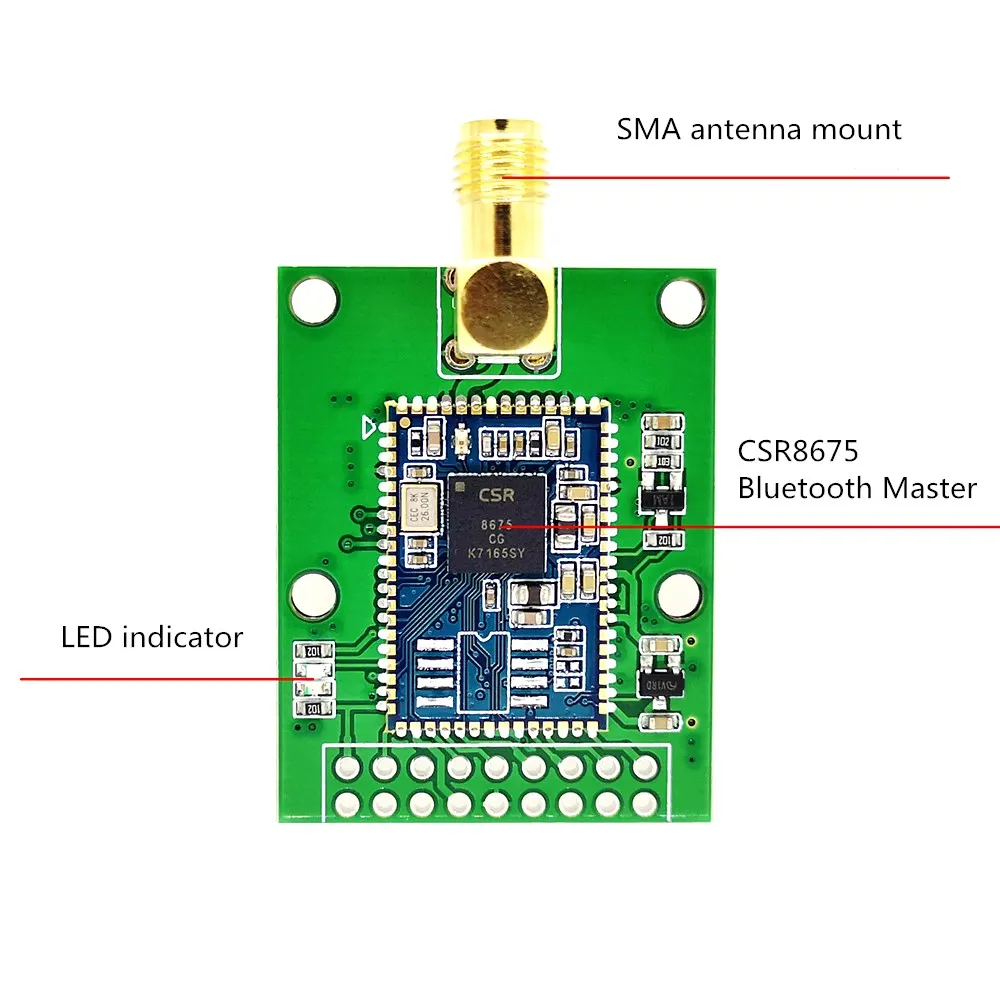 Аудиомодуль Fever lossless Bluetooth 5 0 HIFI Qualcomm CSR8675 оптоволоконный I2SAPTX-HD LDAC | Электроника