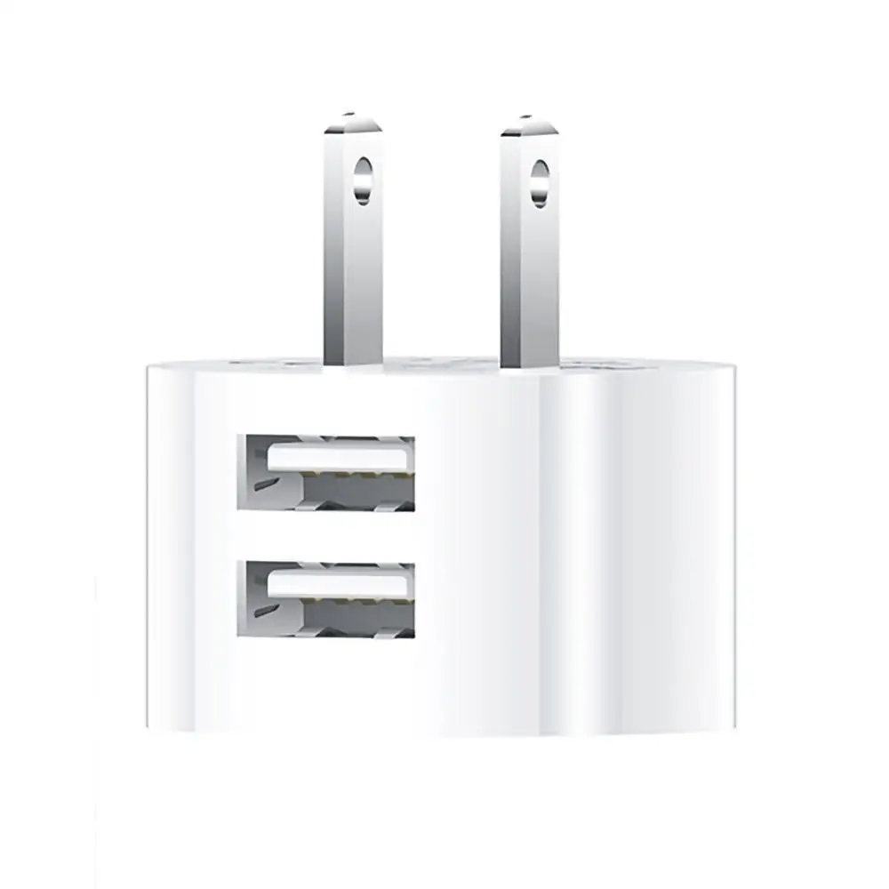 Круглый двойной порт для смартфонов ноутбука подключаемый штекер путешествий