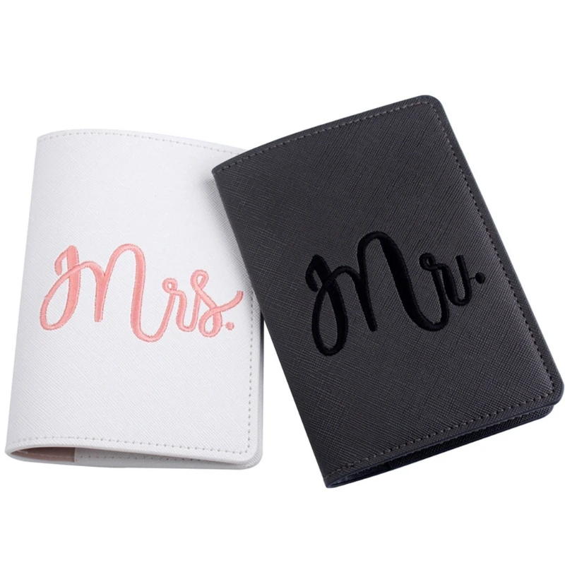 

Portable Mr Mrs Travel Passport ID Credit Card Cover Holder Case Protector