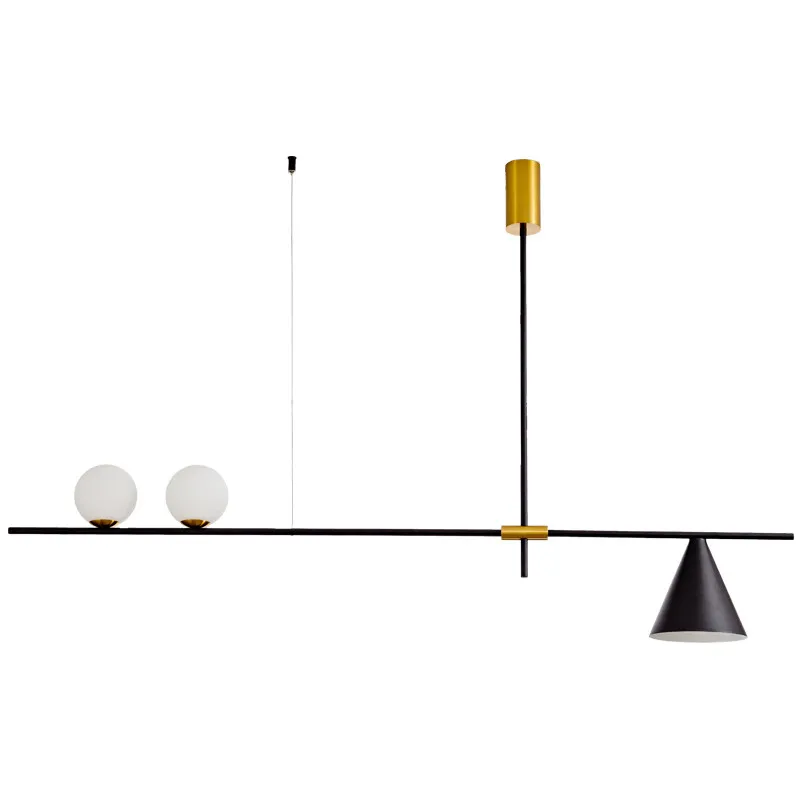 Lámpara colgante minimalista nórdica con diseño de granos mágicos para salón, música, restaurante, café, comedor, cocina, luz de suspensión Led