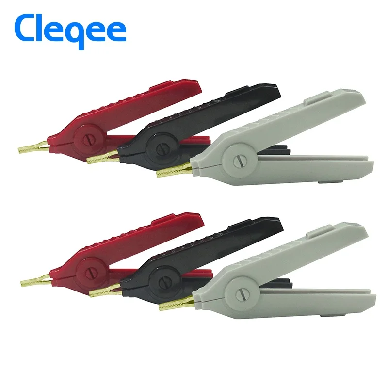 

Клипса-крокодил Cleqee P2004, 6 шт./лот, 90 мм, 20 А, 3 шт.