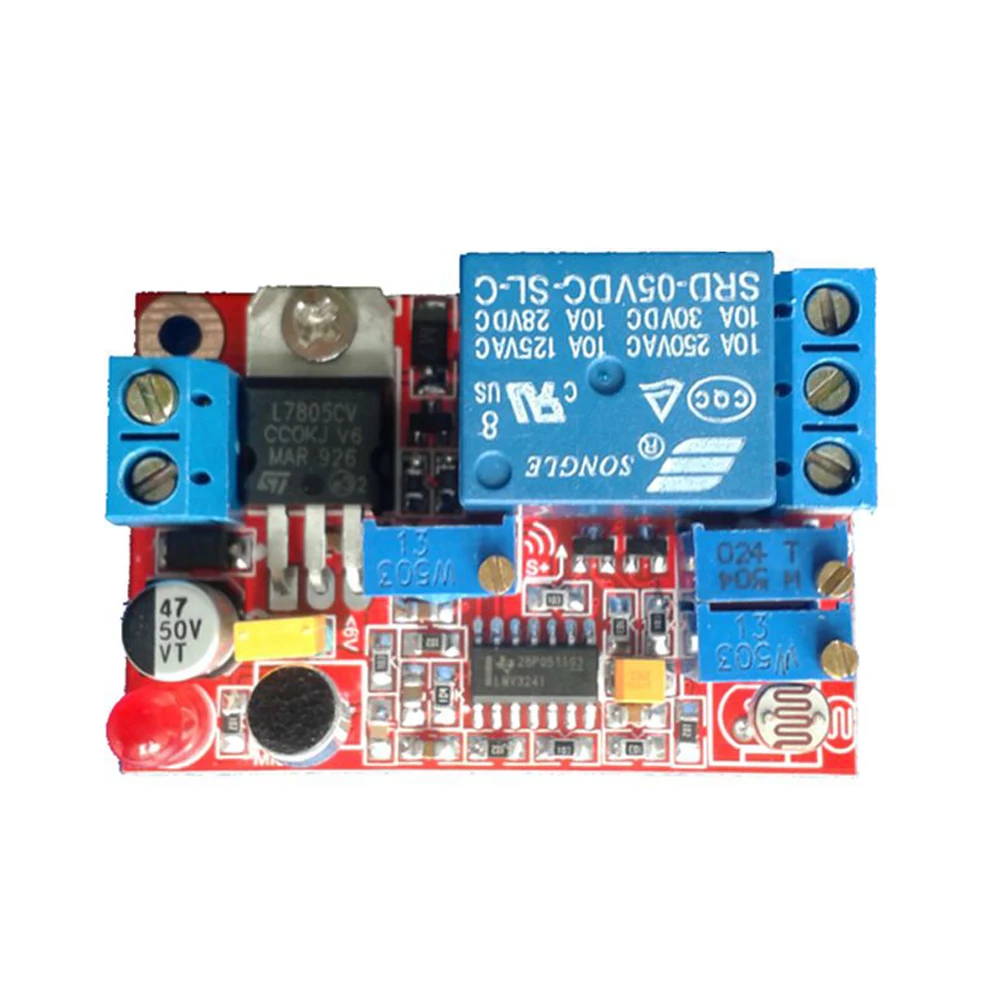 Релейный переключатель с регулируемым датчиком задержки 5 В 12 24 В|Датчики