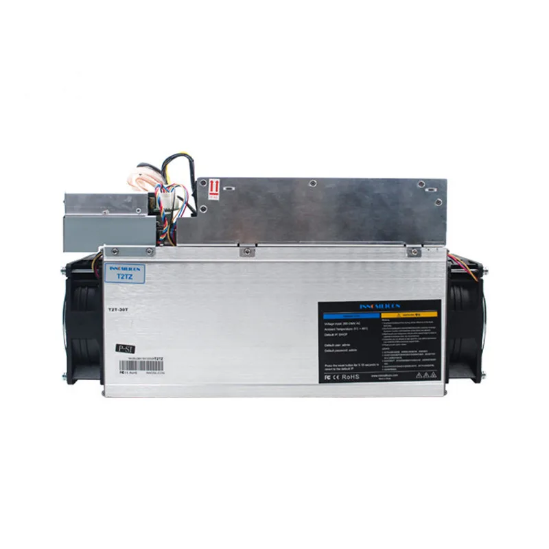 Used Innosilicon T2T 30T Sha256 Asic Miner Bitcoin BTC Mining Machine With PSU Better Than Antminer S9 S9K SE T9+ S11 T15 S15 | Компьютеры