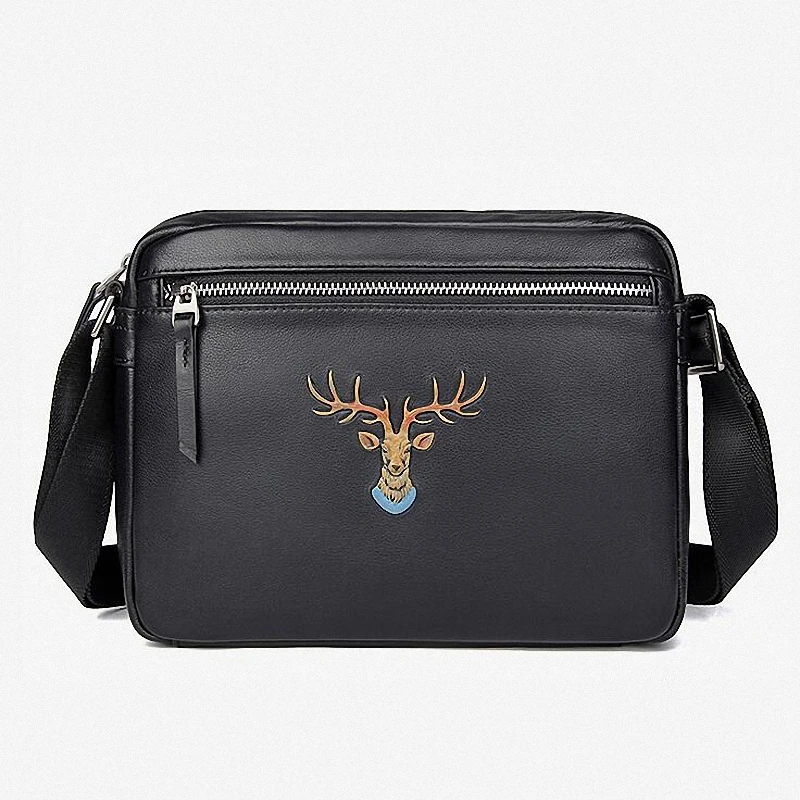 

Fashion Men's Messenger Bag Genuine Leather Shoulder Bag Famous Business Handbags Male Cow Leather Crossbody Bags Tote Briefcase