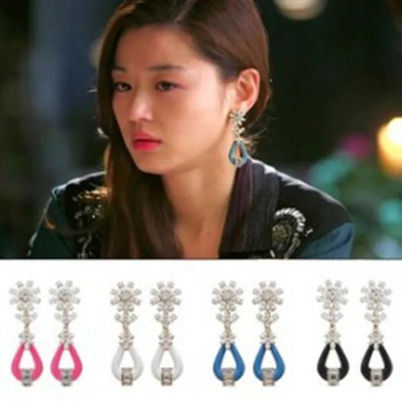 Новинка 2019 модные красочные цветочные необычные серьги-подвески женские серьги