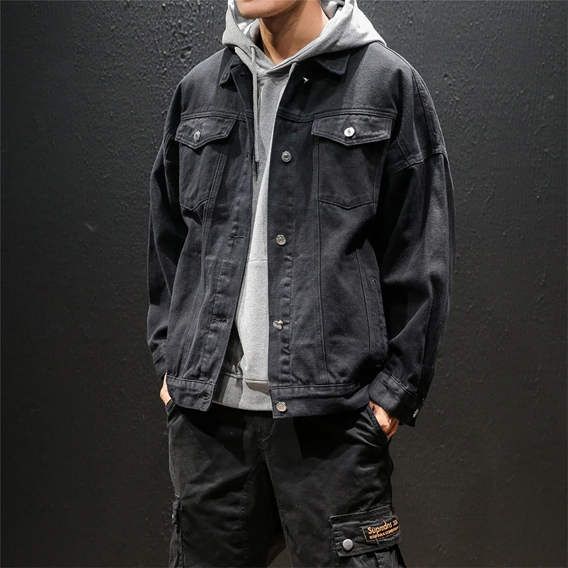 

Impermeable Jacket for Men Style Overcoat Oversized Hot Military Jacket Harajuku Korean Chaquetas Hombre Men Clothing BY50JK