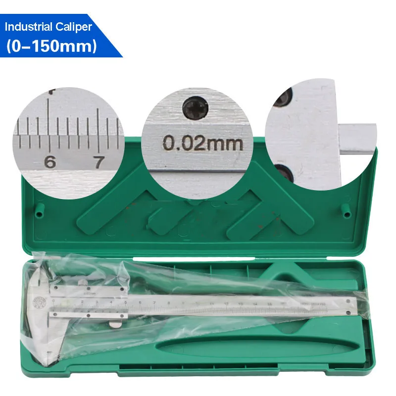 Vernier Caliper Stainless Steel High Precision Mini Wenwan Plastic Digital Display Oil 0-160 | Инструменты