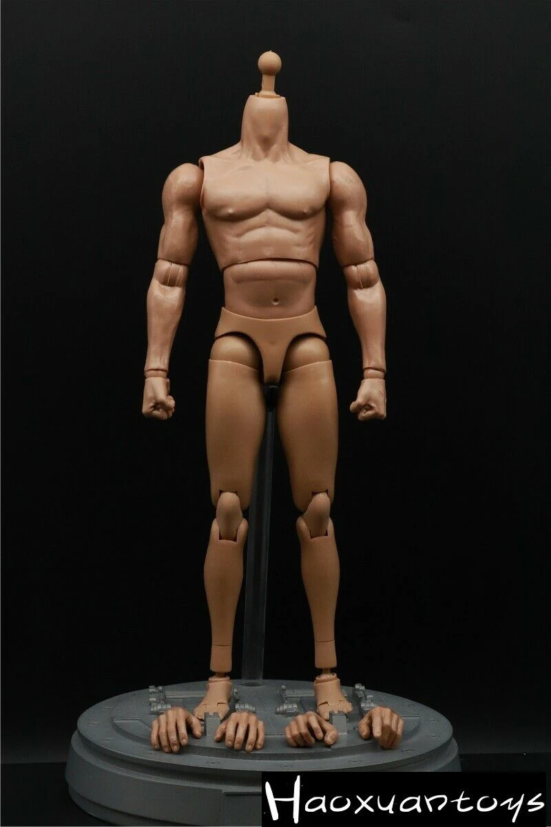 Haoxuantoys 1:6 масштаб обнаженной мужской мальчик фигуры мышцы человек солдат модель