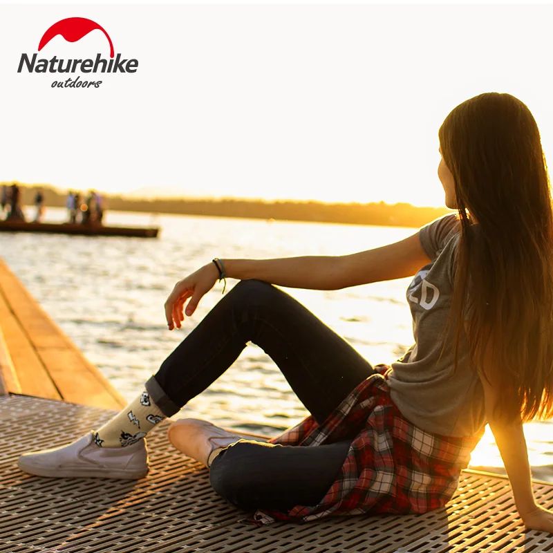 Спортивные носки Naturehike из 40% хлопка уличные многофункциональные дышащие COOLMAX