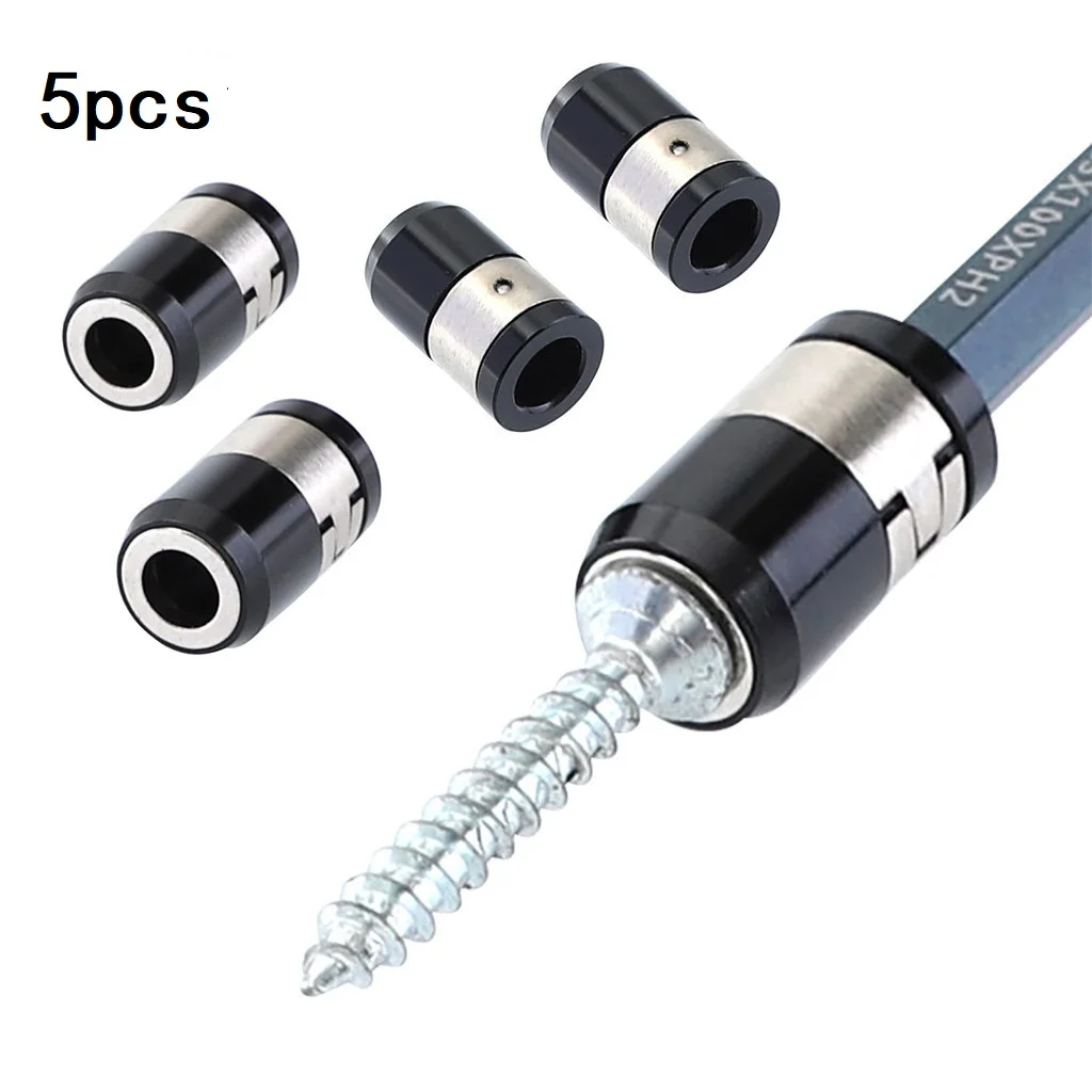 

2/5PCS General Purpose 21mm Magnetizer Ring Screwdriver Bit Removable HRC60
