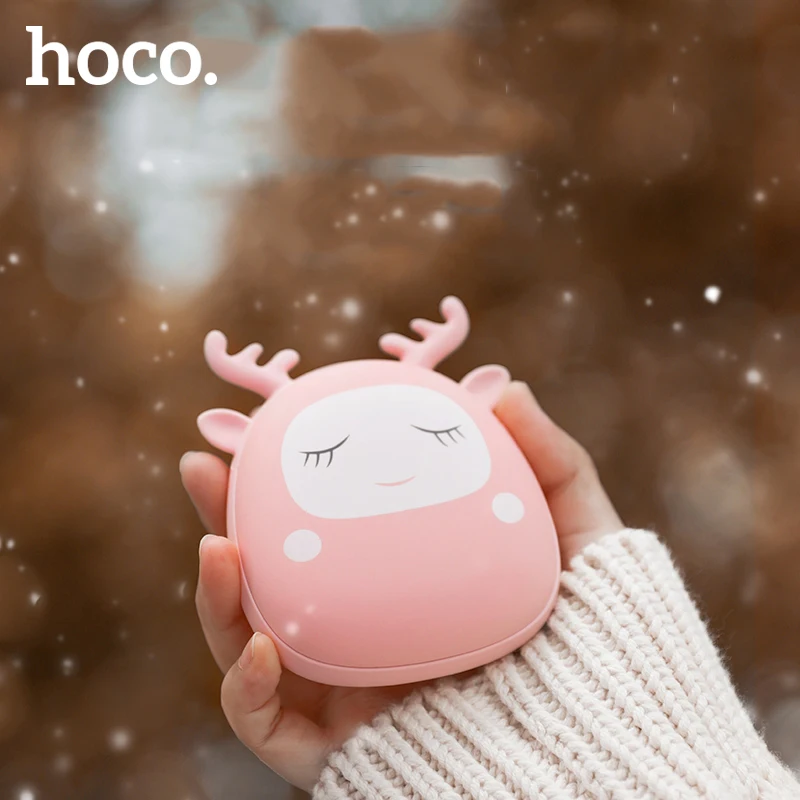 HOCO милый мультяшный Зимний мини подогреватель для рук портативный обогреватель