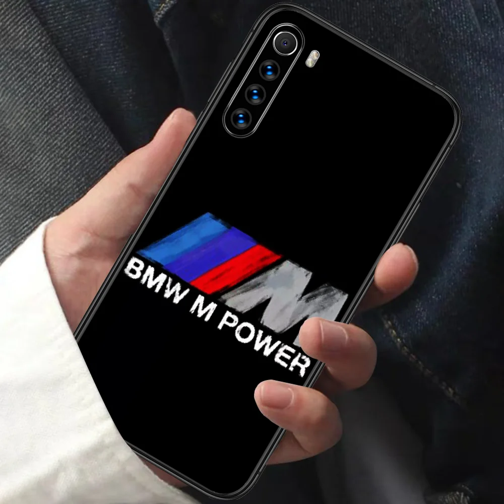 

Bmw Blue Red Sport Car Phone Case For XIAOMI Redmi Note 5 7 8 T 9 6A 7A 8A 9S K 20 30 Pro black Coque Luxury Back Silicone Shell