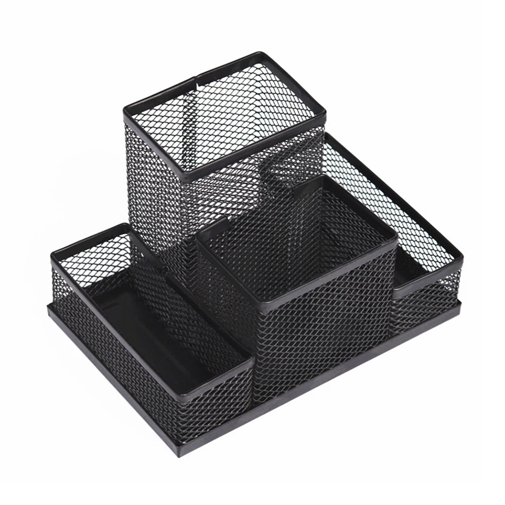 Большой Вместительный простой металлический Настольный органайзер