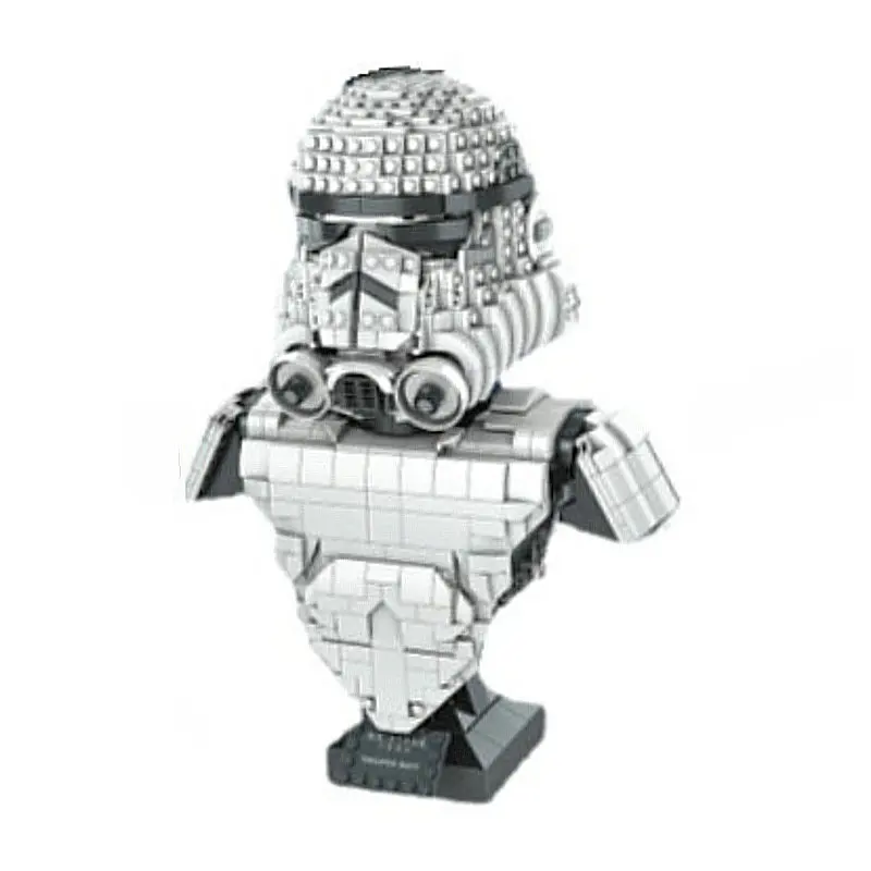 

Форма King Trooper Sust шлем бюст MK звезды 21022 модель строительных блоков кирпич технический набор подарки игрушки для детей