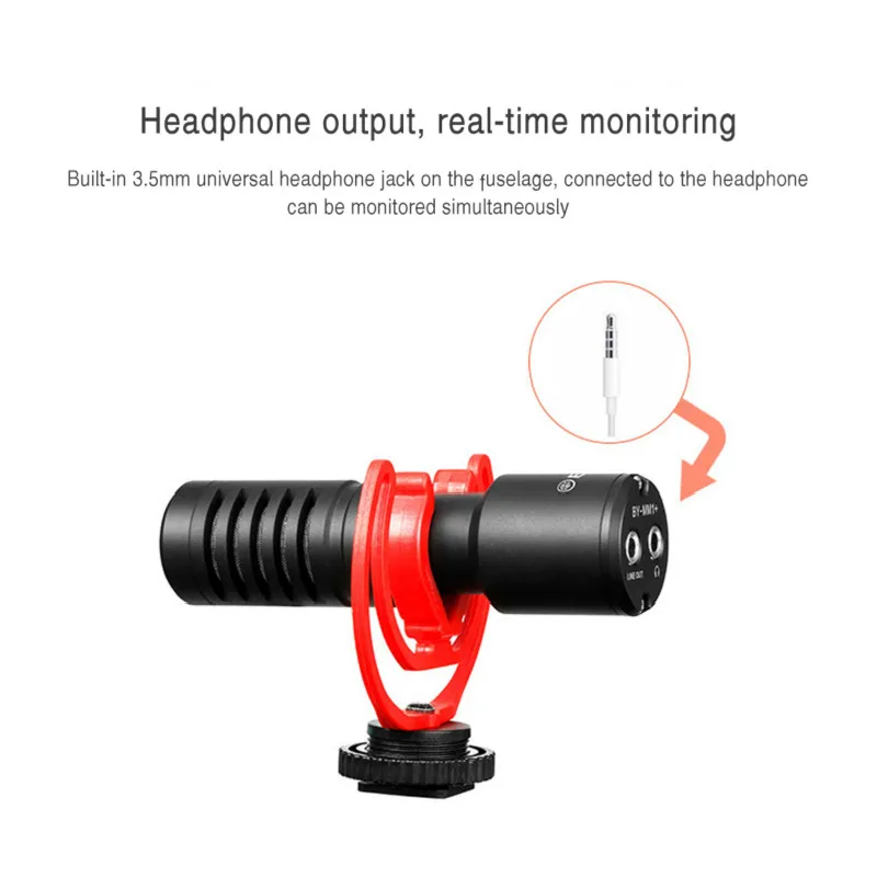 Микрофон BOYA для цифровой зеркальной камеры супер кардиоидный конденсатор