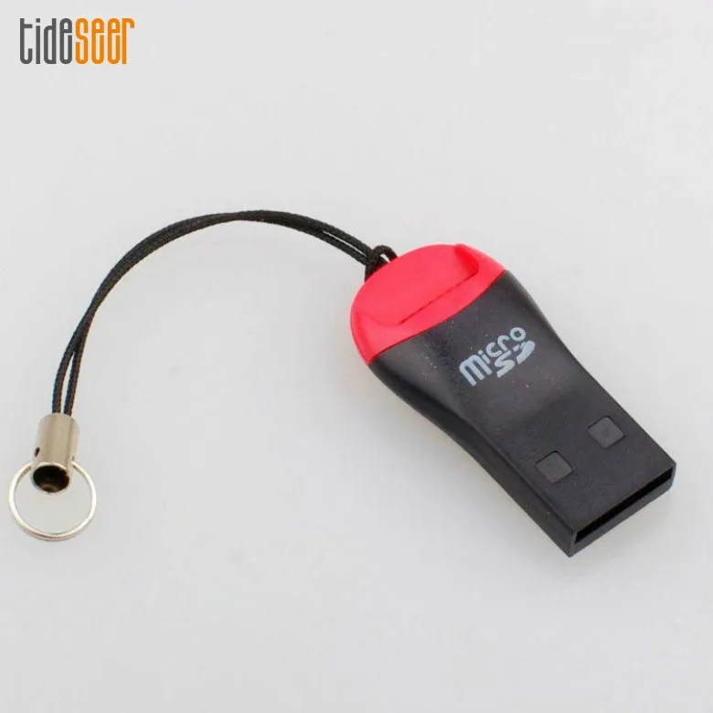 Fácil de Transportar Mini Micro tf T-flash Memory Card Reader Adaptador Estilo Apito 300pcs Usb 2.0 sd
