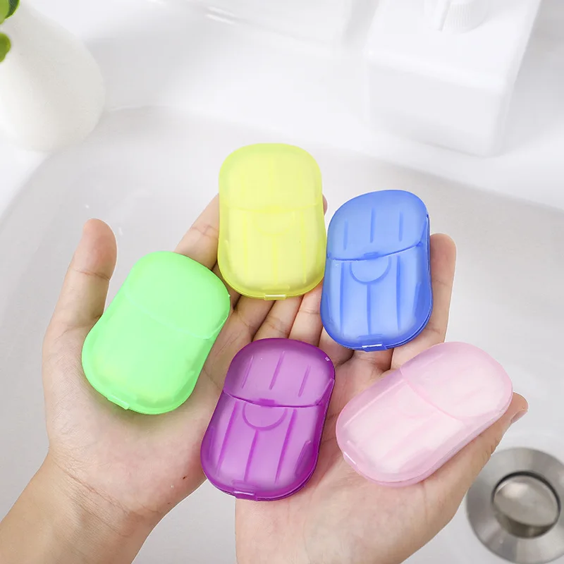 

1 Box Disposable Soap Paper Wash Clean Hands Outdoor Travel Camping Hiking Tools Wash Clean Hands Heath Care Camping Equipment