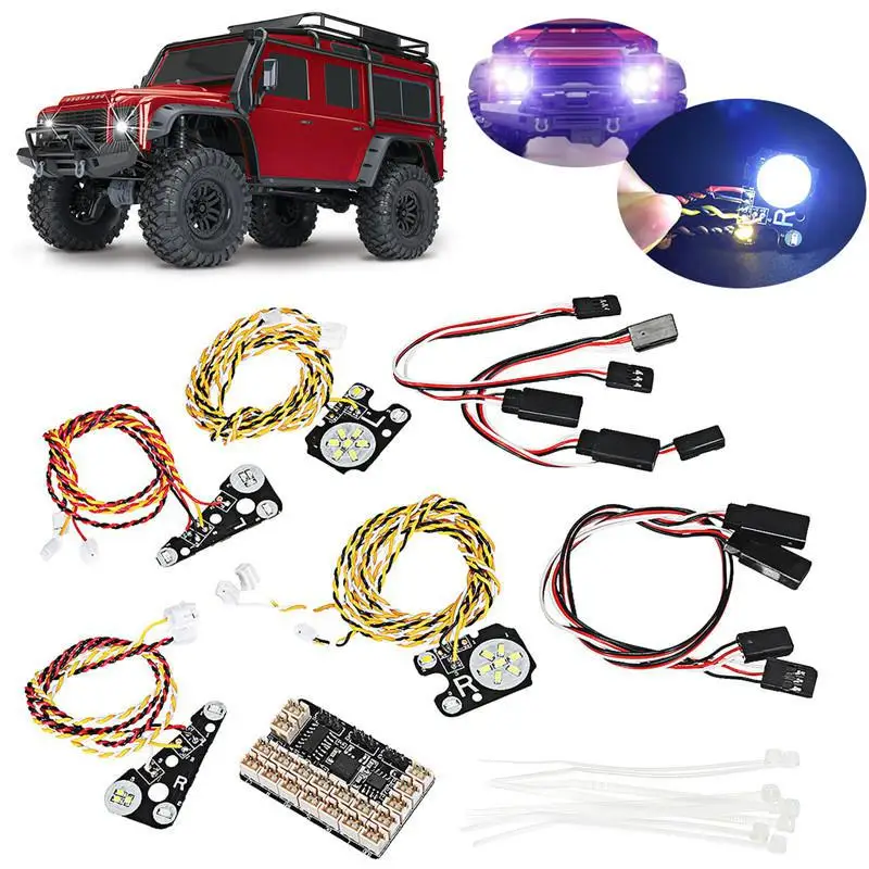 Комплект передних и задних фар rccity 17 шт. светодиодный комплект для TRAXXAS Trx4 RC