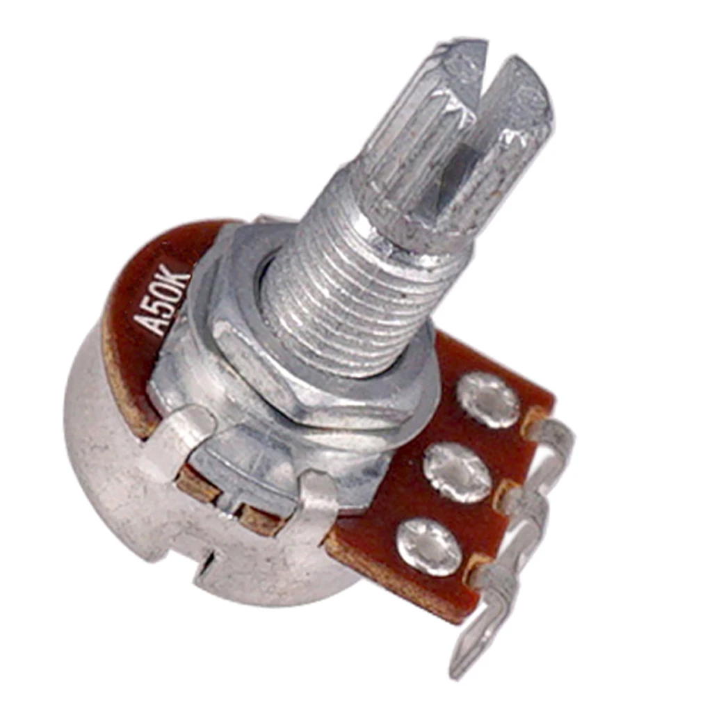 

50K Split Shaft Audio Pot Potentiometer Fine for Guitar or Bass