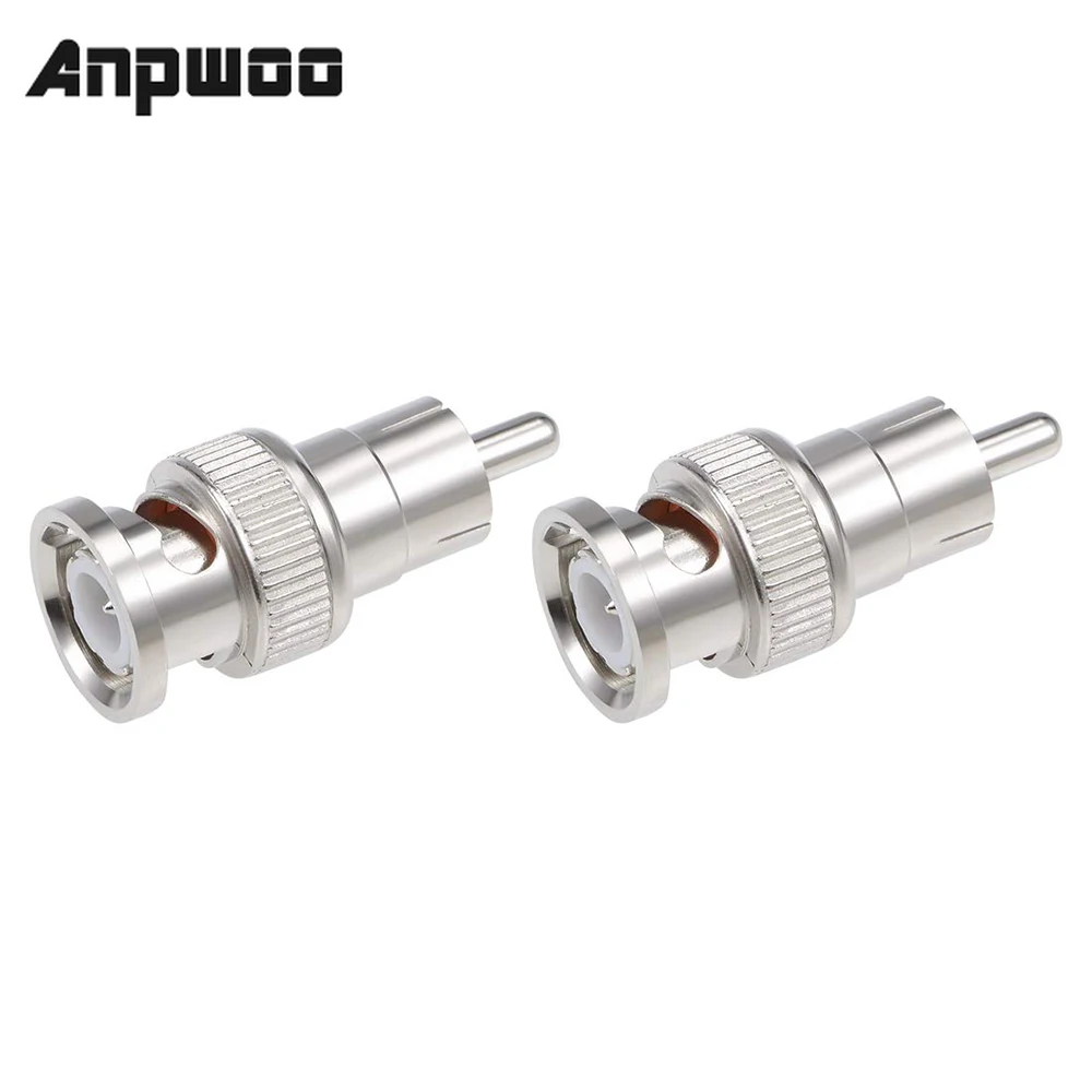 ANPWOO 10 шт./лот BNC система безопасности мужской revolution RCA мужские разъемы Кабельные