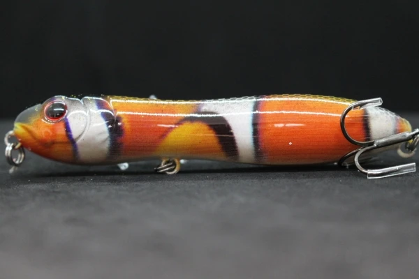 HW769X432 WLure, 9,8 см, 16,5 г, длинная приманка-Поппер Для ходячих собак, 2#4 тройные Крючки, Реалистичная покраска, приманка для рыбалки, HW769 - Цвет: HW769X432