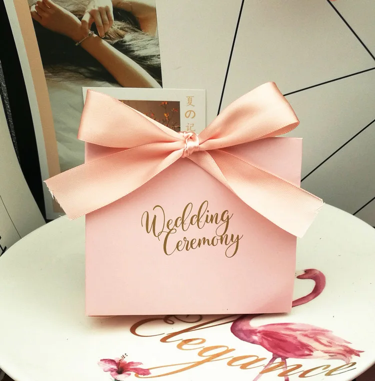 50 шт. Коробка для сладостей и сумка Новая ремесленная бумага для свадебных подарочных коробок с пирогами, пакеты для вечеринок, экологичные крафтовые промо-акции.